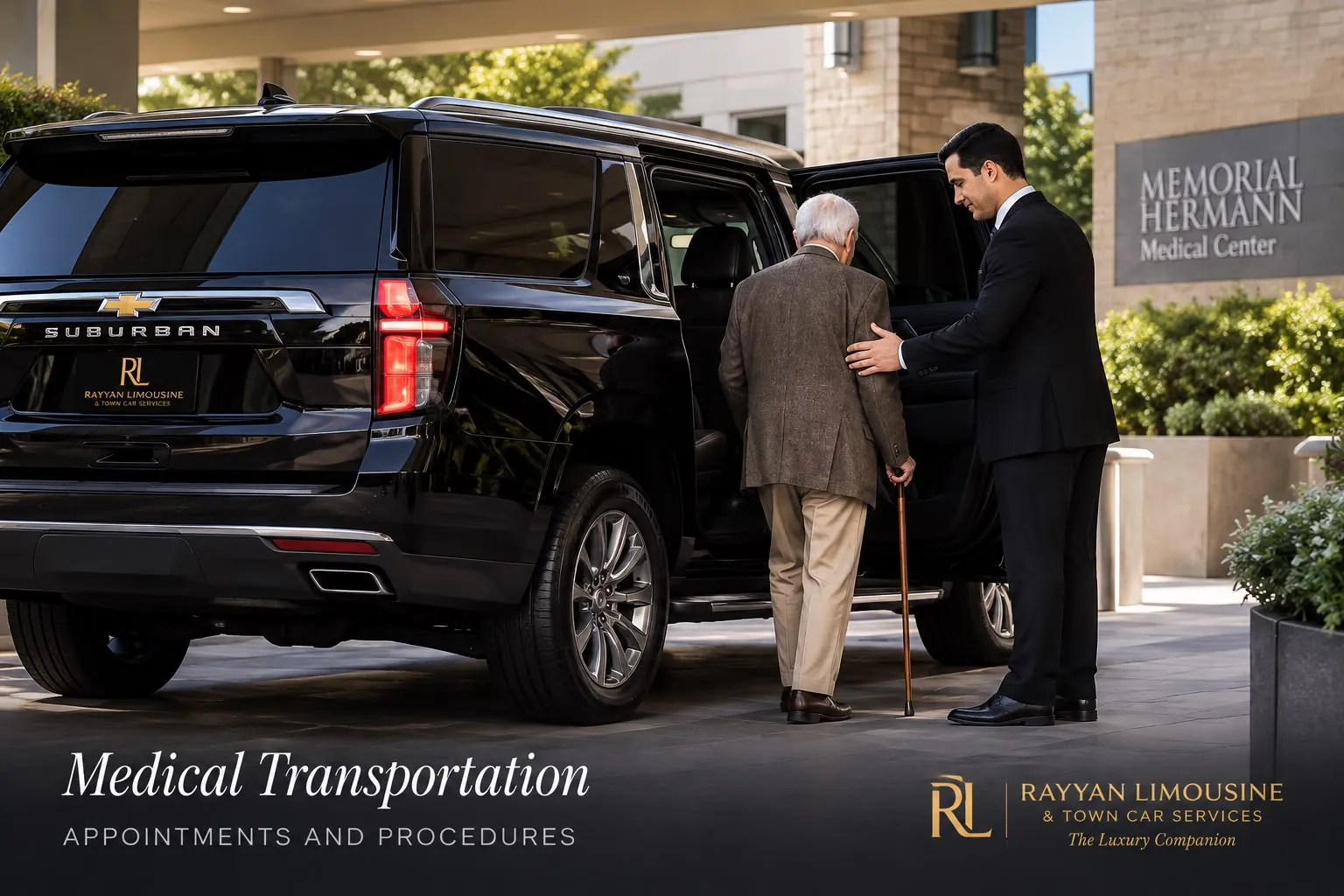 Medical Transportation — Rayyan Limousine chauffeur service in Houston